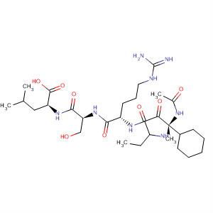 476682-26-5  L-Leucine,N-acetyl-2-cyclohexyl-D-alanyl-(2S)-2-aminobutanoyl-L-arginyl-L-seryl-