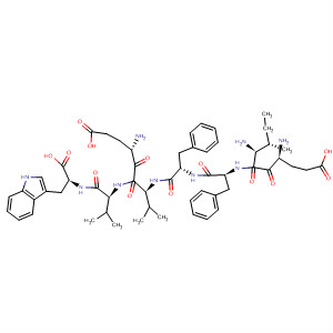 476684-02-3  L-Tryptophan,L-a-glutamyl-L-isoleucyl-L-phenylalanyl-L-phenylalanyl-L-a-glutamyl-L-valyl-L-valyl- 476684-02-3  L-Tryptophan,L-a-glutamyl-L-isoleucyl-L-phenylalanyl-L-phenylalanyl-L-a-glutamyl-L-valyl-L-valyl-