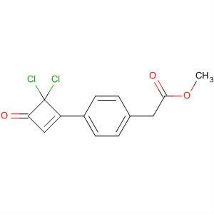 476692-53-2  Benzeneacetic acid, 4-(4,4-dichloro-3-oxo-1-cyclobuten-1-yl)-, methylester