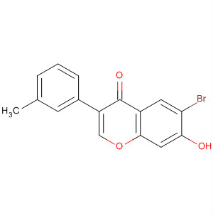 477218-23-8  4H-1-Benzopyran-4-one, 6-bromo-7-hydroxy-3-(3-methylphenyl)-