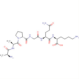 477274-27-4  L-Lysine, L-alanyl-L-alanyl-L-prolylglycyl-L-glutaminyl-