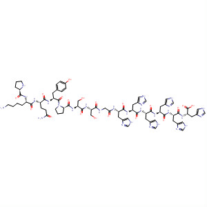 477274-34-3  L-Histidine,L-prolyl-L-lysyl-L-glutaminyl-L-tyrosyl-L-prolyl-L-seryl-L-serylglycyl-L-histidyl-L-histidyl-L-histidyl-L-histidyl-L-histidyl-