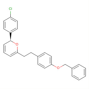 477284-06-3  2H-Pyran,2-(4-chlorophenyl)tetrahydro-6-[2-[4-(phenylmethoxy)phenyl]ethyl]-,(2S,6R)-