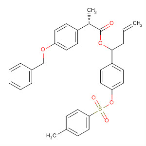 477284-08-5  Benzenepropanoic acid, 4-(phenylmethoxy)-,(1S)-1-[4-[[(4-methylphenyl)sulfonyl]oxy]phenyl]-3-butenyl ester