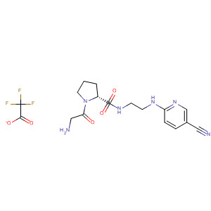 477290-57-6  L-Prolinamide, N-[2-[(5-cyano-2-pyridinyl)amino]ethyl]glycyl-,trifluoroacetate