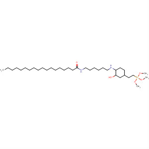 477300-08-6  Octadecanamide,N-[6-[[2-hydroxy-4-[2-(trimethoxysilyl)ethyl]cyclohexyl]amino]hexyl]-