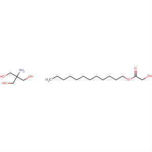 477304-71-5  Acetic acid, hydroxy-, dodecyl ester, compd. with2-amino-2-(hydroxymethyl)-1,3-propanediol (1:1)