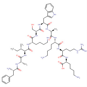477315-70-1  L-Lysine,L-phenylalanyl-L-alanyl-L-isoleucyl-L-lysyl-L-seryl-L-tryptophyl-L-alanyl-L-lysyl-L-arginyl-