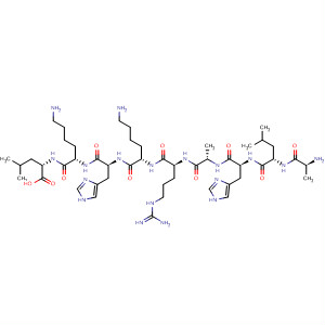 477315-74-5  L-Leucine,L-alanyl-L-leucyl-L-histidyl-L-alanyl-L-arginyl-L-lysyl-L-histidyl-L-lysyl-