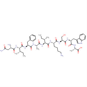 477315-76-7  L-Alanine,L-asparaginyl-L-isoleucyl-L-phenylalanyl-L-alanyl-L-isoleucyl-L-lysyl-L-seryl-L-tryptophyl-