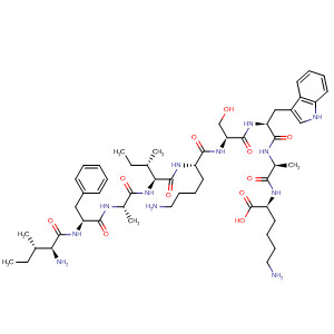477316-54-4  L-Lysine,L-isoleucyl-L-phenylalanyl-L-alanyl-L-isoleucyl-L-lysyl-L-seryl-L-tryptophyl-L-alanyl-