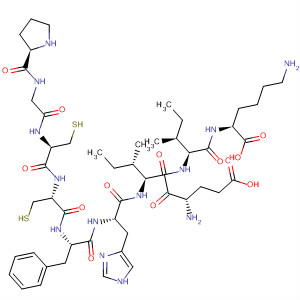 477317-95-6  L-Lysine,L-prolylglycyl-L-cysteinyl-L-cysteinyl-L-phenylalanyl-L-histidyl-L-a-glutamyl-L-isoleucyl-L-isoleucyl-
