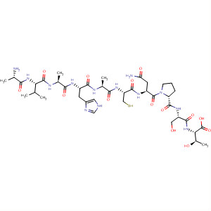 477317-97-8  L-Threonine,L-alanyl-L-valyl-L-alanyl-L-histidyl-L-alanyl-L-cysteinyl-L-asparaginyl-L-prolyl-L-seryl- 477317-97-8  L-Threonine,L-alanyl-L-valyl-L-alanyl-L-histidyl-L-alanyl-L-cysteinyl-L-asparaginyl-L-prolyl-L-seryl-