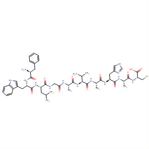 477318-13-1  L-Cysteine,L-phenylalanyl-L-tryptophyl-L-leucylglycyl-L-alanyl-L-valyl-L-alanyl-L-histidyl-L-alanyl-