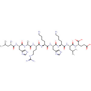 477319-48-5  L-Glutamic acid,L-leucyl-L-histidyl-L-alanyl-L-arginyl-L-lysyl-L-histidyl-L-lysyl-L-leucyl-