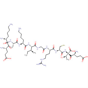 477320-23-3  L-Threonine,L-a-glutamyl-L-lysyl-L-alanyl-L-lysyl-L-isoleucylglycyl-L-arginyl-L-cysteinyl-L-a-glutamyl- 477320-23-3  L-Threonine,L-a-glutamyl-L-lysyl-L-alanyl-L-lysyl-L-isoleucylglycyl-L-arginyl-L-cysteinyl-L-a-glutamyl-