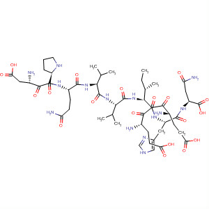 477320-90-4  L-Asparagine,L-a-aspartyl-L-prolyl-L-glutaminyl-L-valyl-L-valyl-L-a-glutamyl-L-a-glutamyl-L-isoleucyl-L-histidyl-