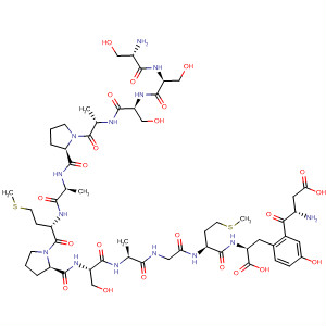 477528-25-9  L-Tyrosine,L-seryl-L-seryl-L-seryl-L-alanyl-L-prolyl-L-alanyl-L-methionyl-L-prolyl-L-seryl-L-alanylglycyl-L-methionyl-L-a-aspartyl- 477528-25-9  L-Tyrosine,L-seryl-L-seryl-L-seryl-L-alanyl-L-prolyl-L-alanyl-L-methionyl-L-prolyl-L-seryl-L-alanylglycyl-L-methionyl-L-a-aspartyl-