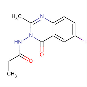 477552-48-0  Propanamide, N-(6-iodo-2-methyl-4-oxo-3(4H)-quinazolinyl)-