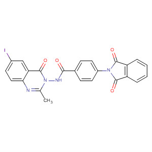 477552-76-4  Benzamide,4-(1,3-dihydro-1,3-dioxo-2H-isoindol-2-yl)-N-(6-iodo-2-methyl-4-oxo-3(4H)-quinazolinyl)-