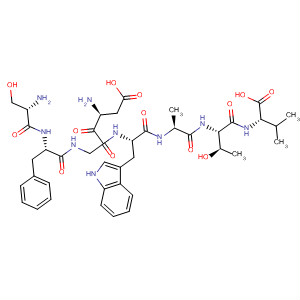 477561-50-5  L-Valine,L-seryl-L-phenylalanyl-L-a-aspartylglycyl-L-tryptophyl-L-alanyl-L-threonyl- 477561-50-5  L-Valine,L-seryl-L-phenylalanyl-L-a-aspartylglycyl-L-tryptophyl-L-alanyl-L-threonyl-