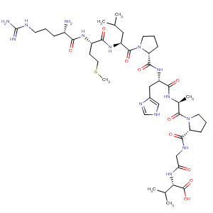 477561-96-9  L-Valine,L-arginyl-L-methionyl-L-leucyl-L-prolyl-L-histidyl-L-alanyl-L-prolylglycyl- 477561-96-9  L-Valine,L-arginyl-L-methionyl-L-leucyl-L-prolyl-L-histidyl-L-alanyl-L-prolylglycyl-