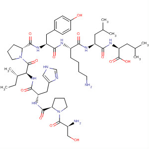 477563-66-9  L-Leucine,L-seryl-L-prolyl-L-histidyl-L-isoleucyl-L-prolyl-L-tyrosyl-L-lysyl-L-leucyl-