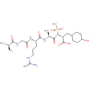 477566-26-0  L-Alanine,3-(4-hydroxycyclohexyl)-N-(methylsulfonyl)-D-alanylglycyl-L-arginyl-L-alanyl-
