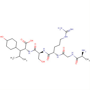 477566-33-9  L-Leucine, 3-(4-hydroxycyclohexyl)-D-alanylglycyl-L-arginyl-L-seryl-