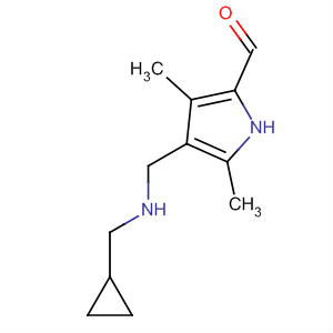 477573-58-3  1H-Pyrrole-2-carboxaldehyde,4-[(cyclopropylmethylamino)methyl]-3,5-dimethyl-