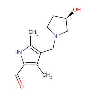 477573-59-4  1H-Pyrrole-2-carboxaldehyde,4-[[(3R)-3-hydroxy-1-pyrrolidinyl]methyl]-3,5-dimethyl-