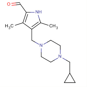 477576-21-9  1H-Pyrrole-2-carboxaldehyde,4-[[4-(cyclopropylmethyl)-1-piperazinyl]methyl]-3,5-dimethyl-