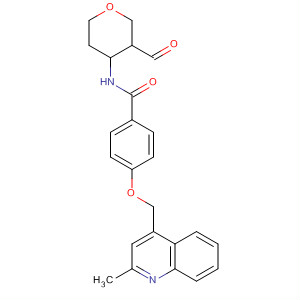 477585-15-2  Benzamide,N-(3-formyltetrahydro-2H-pyran-4-yl)-4-[(2-methyl-4-quinolinyl)methoxy]-
