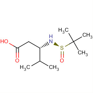 477586-98-4  Pentanoic acid, 3-[[(R)-(1,1-dimethylethyl)sulfinyl]amino]-4-methyl-,(3S)-