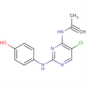 477588-54-8  Phenol, 4-[[5-chloro-4-(2-propynylamino)-2-pyrimidinyl]amino]-