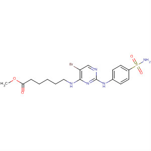 477588-63-9  Hexanoic acid,6-[[2-[[4-(aminosulfonyl)phenyl]amino]-5-bromo-4-pyrimidinyl]amino]-,methyl ester