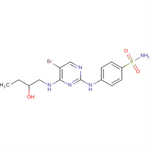 477590-29-7  Benzenesulfonamide,4-[[5-bromo-4-[(2-hydroxybutyl)amino]-2-pyrimidinyl]amino]-