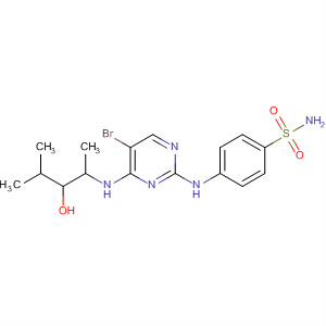 477590-33-3  Benzenesulfonamide,4-[[5-bromo-4-[(2-hydroxy-1,3-dimethylbutyl)amino]-2-pyrimidinyl]amino]-
