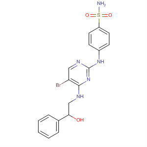 477590-38-8  Benzenesulfonamide,4-[[5-bromo-4-[(2-hydroxy-2-phenylethyl)amino]-2-pyrimidinyl]amino]-