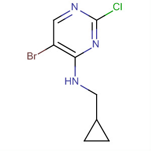 477592-87-3  4-Pyrimidinamine, 5-bromo-2-chloro-N-(cyclopropylmethyl)-