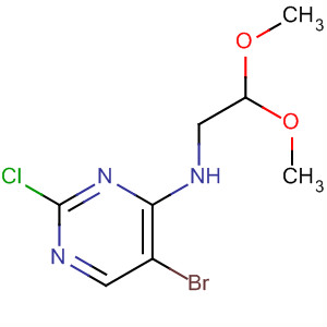 477593-01-4  4-Pyrimidinamine, 5-bromo-2-chloro-N-(2,2-dimethoxyethyl)-