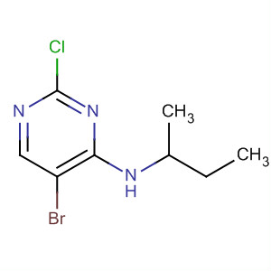 477593-06-9  4-Pyrimidinamine, 5-bromo-2-chloro-N-(1-methylpropyl)-