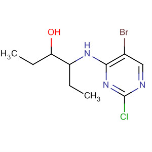 477593-80-9  3-Hexanol, 4-[(5-bromo-2-chloro-4-pyrimidinyl)amino]-