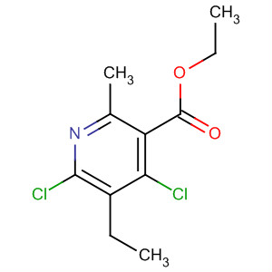 477598-01-9  3-Pyridinecarboxylic acid, 4,6-dichloro-5-ethyl-2-methyl-, ethyl ester