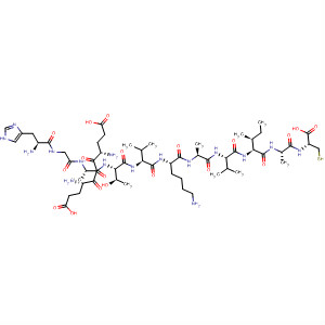 477601-72-2  L-Cysteine,L-histidylglycyl-L-a-glutamyl-L-a-glutamyl-L-alanyl-L-threonyl-L-valyl-L-lysyl-L-alanyl-L-valyl-L-isoleucyl-L-alanyl-