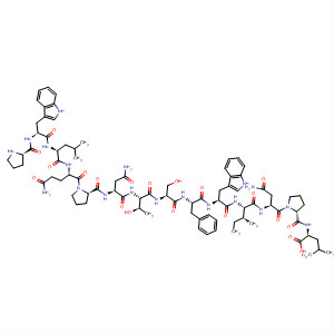 477602-04-3  L-Leucine,L-prolyl-L-tryptophyl-L-leucyl-L-glutaminyl-L-prolyl-L-asparaginyl-L-threonyl-L-seryl-L-phenylalanyl-L-tryptophyl-L-isoleucyl-L-asparaginyl-L-prolyl-
