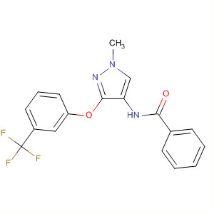 477698-22-9  Benzamide, N-[1-methyl-3-[3-(trifluoromethyl)phenoxy]-1H-pyrazol-4-yl]-