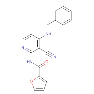 477707-68-9  2-Furancarboxamide, N-[3-cyano-4-[(phenylmethyl)amino]-2-pyridinyl]-