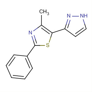477708-90-0  Thiazole, 4-methyl-2-phenyl-5-(1H-pyrazol-3-yl)-