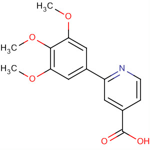 427886-03-1  4-Pyridinecarboxylic acid, 2-(3,4,5-trimethoxyphenyl)-